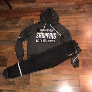 XOXO sport sweatshirt & matching sweats(together)